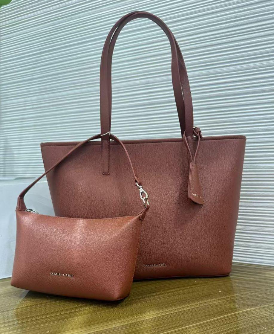 Buy First Copy CHARLES & KEITH Beryl Women’s Tote Bag Set - Master Quality 7A Mirror at Lowest Price Online India