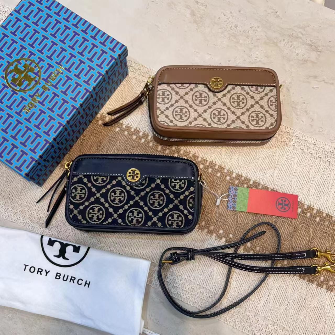 Buy First Copy Tory Burch Small Camera Dual Chain Partition Women’s Sling Bag - Master Quality 7A Mirror at Lowest Price Online India