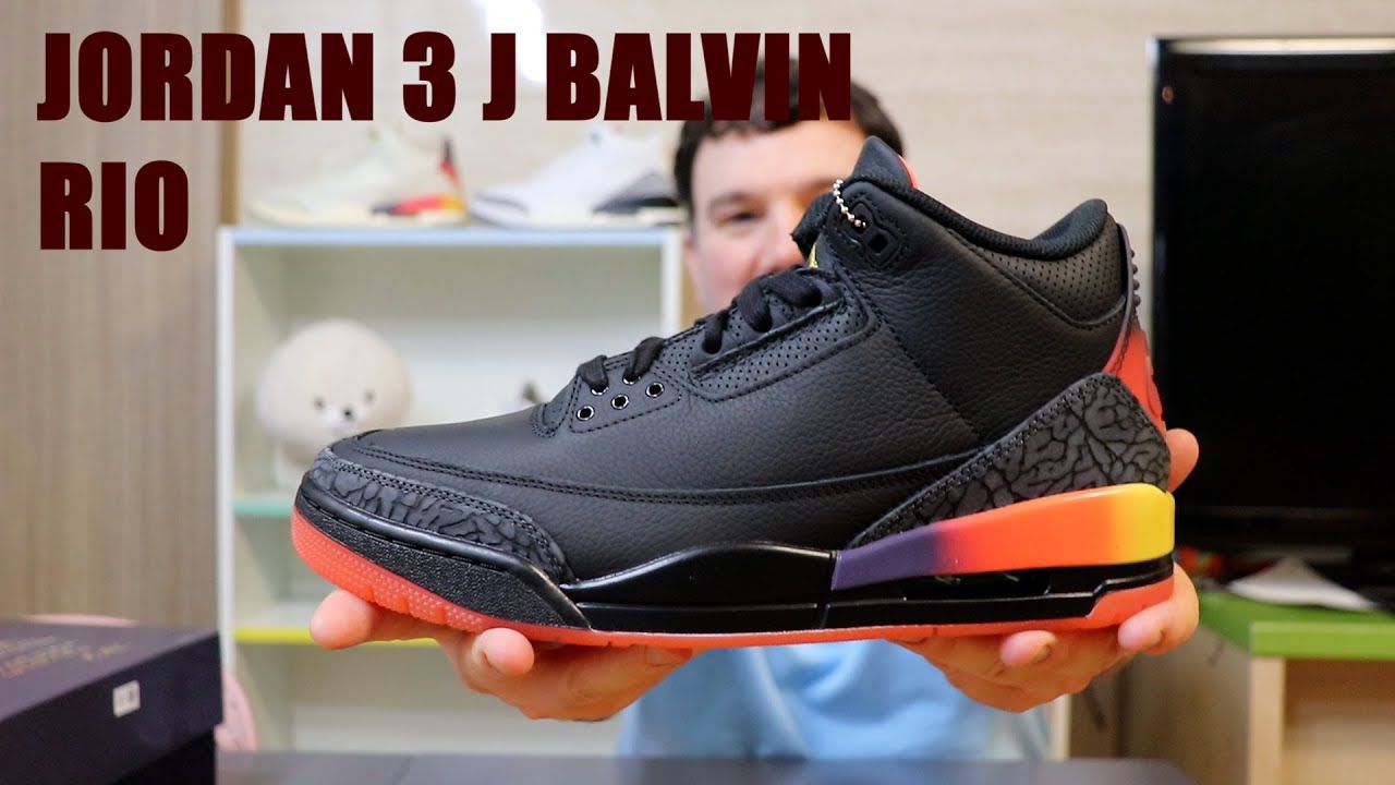 Buy First Copy JORDAN retro 3 rio black orange Men’s Shoes - Master Quality 7A Mirror at Lowest Price Online India