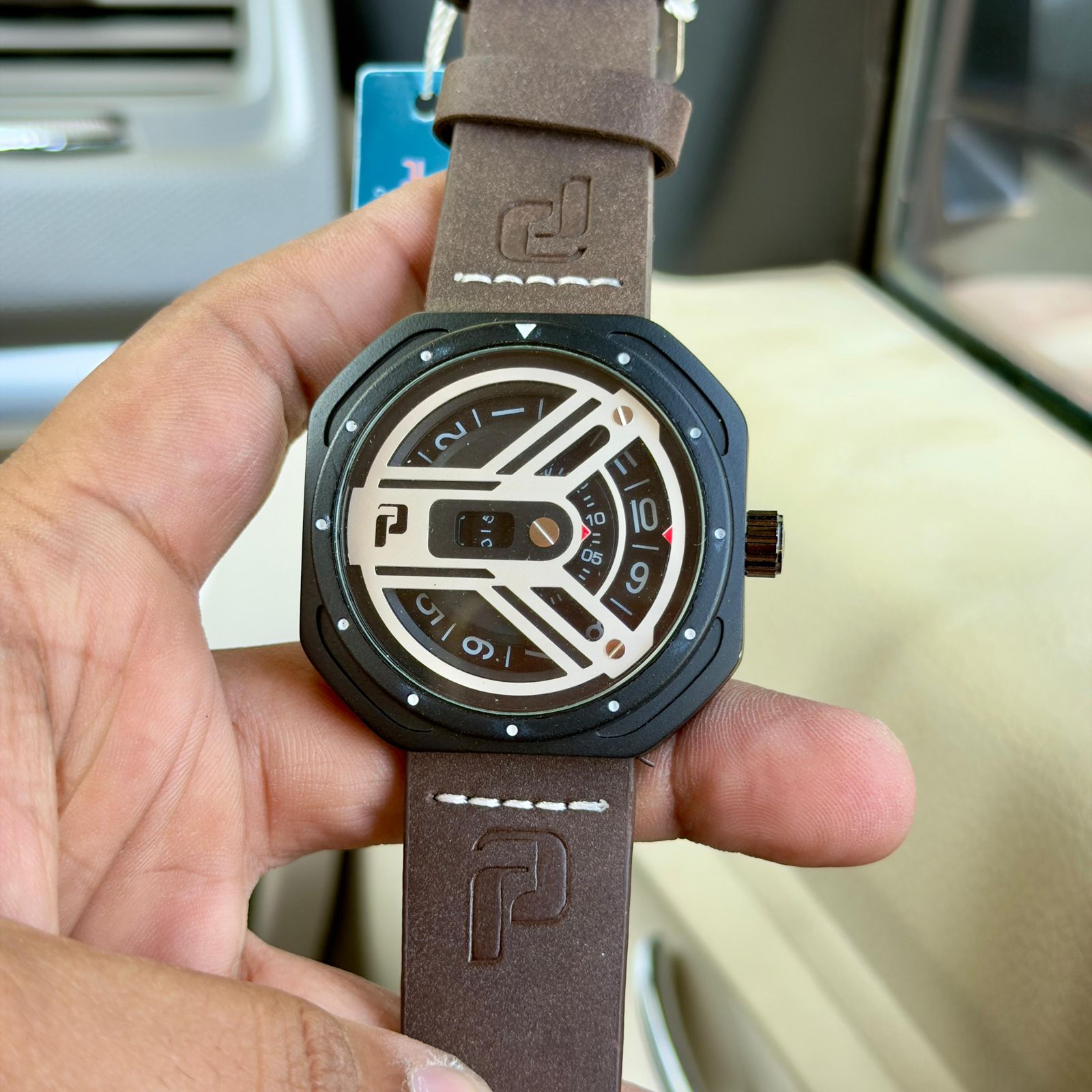 Buy First Copy P-7 Industrial Limited Edition Skeleton 42mm Men’s Watch - Master Quality 7A Mirror at Lowest Price Online India