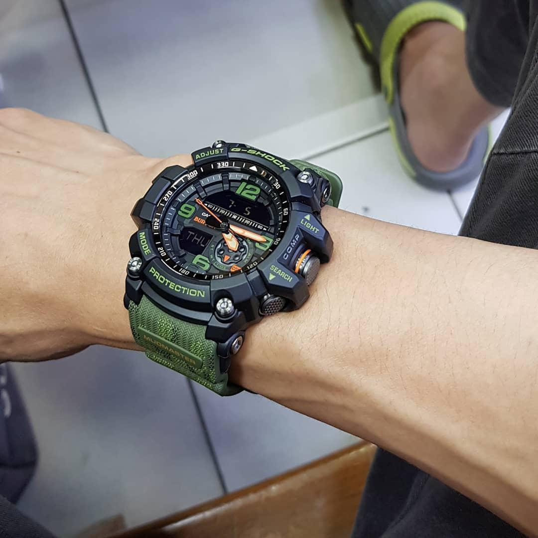Buy First Copy Casio G-Shock GG-1000-1A3 Burton Mud master Tactical Green Camo 55mm Men’s Watch - Master Quality 7A Mirror at Lowest Price Online India