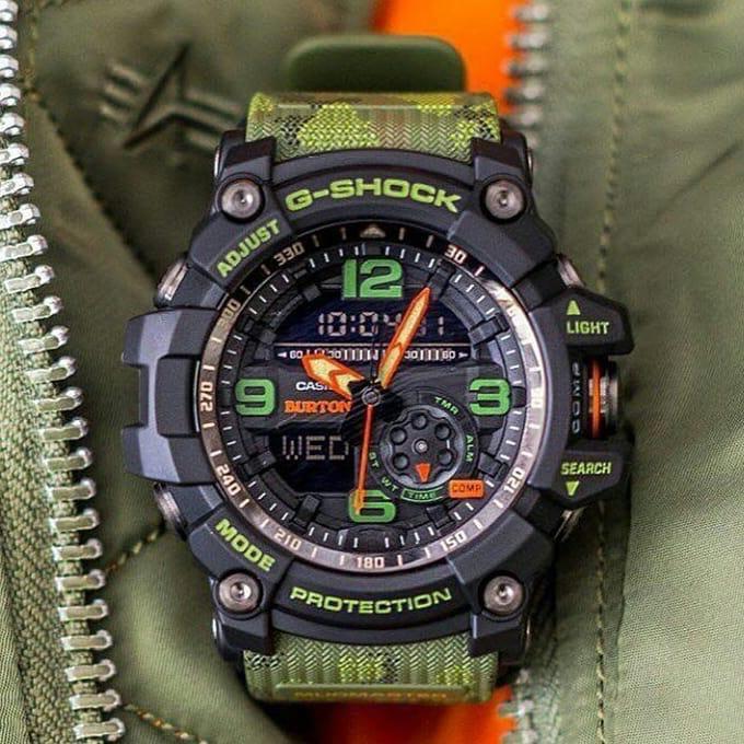Buy First Copy Casio G-Shock GG-1000-1A3 Burton Mud master Tactical Green Camo 55mm Men’s Watch - Master Quality 7A Mirror at Lowest Price Online India