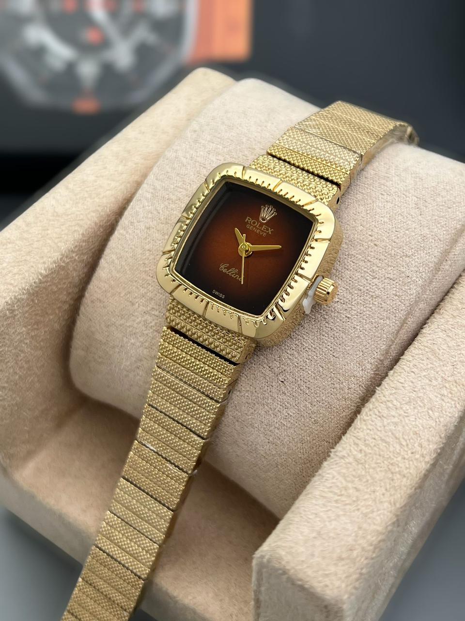 Buy First Copy Rolex Cellini Stainless Steel Swiss Quartz movement Ladies Watch - Master Quality 7A Mirror at Lowest Price Online India