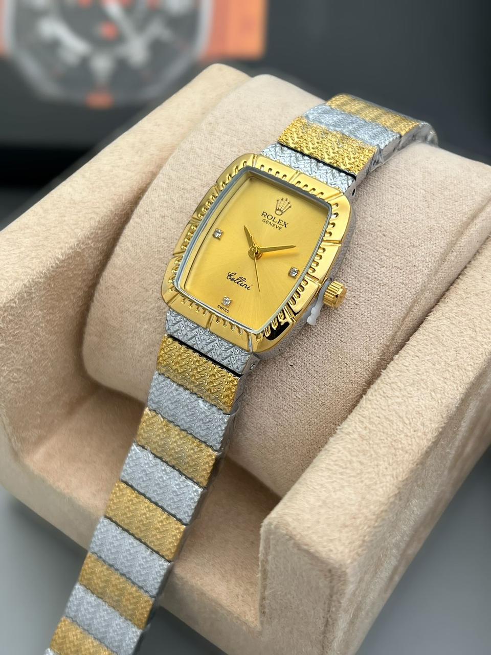 Buy First Copy Rolex Cellini Stainless Steel Swiss Quartz movement Ladies Watch - Master Quality 7A Mirror at Lowest Price Online India