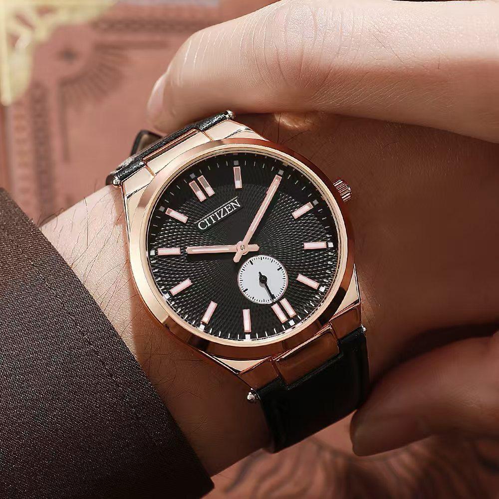 Buy First Copy Citizen Tsuyosa Rose Gold Chronograph 42mm Quartz Movement Men’s Watch - Master Quality 7A Mirror at Lowest Price Online India