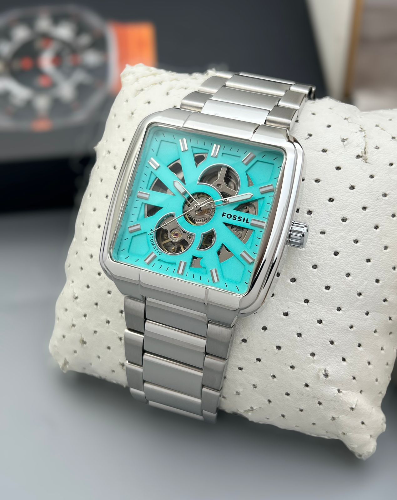 Buy First Copy Fossil Heritage Stainless Steel Skeleton 44mm Automatic Men’s Watch - Master Quality 7A Mirror at Lowest Price Online India