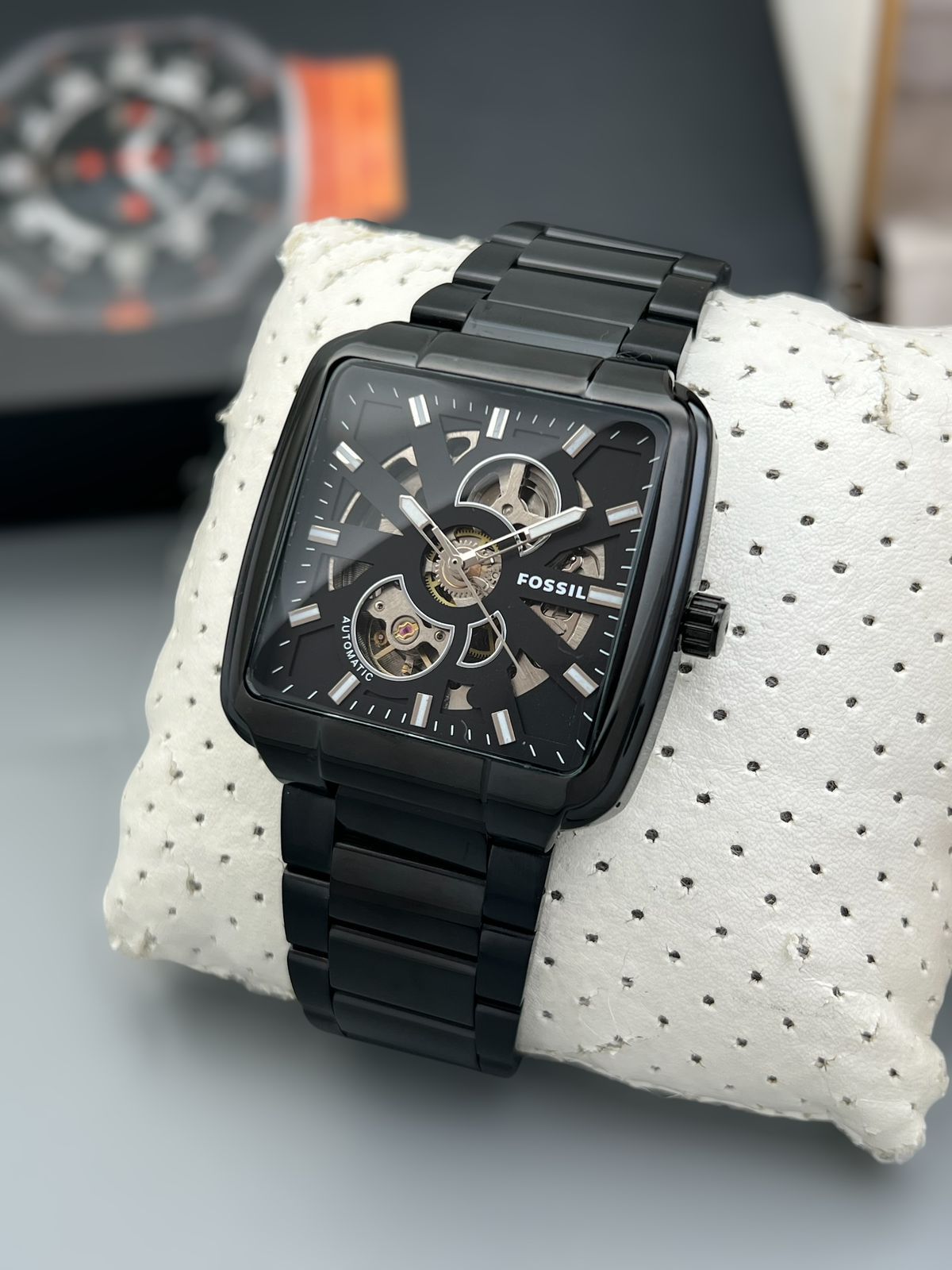 Buy First Copy Fossil Heritage Stainless Steel Skeleton 44mm Automatic Men’s Watch - Master Quality 7A Mirror at Lowest Price Online India
