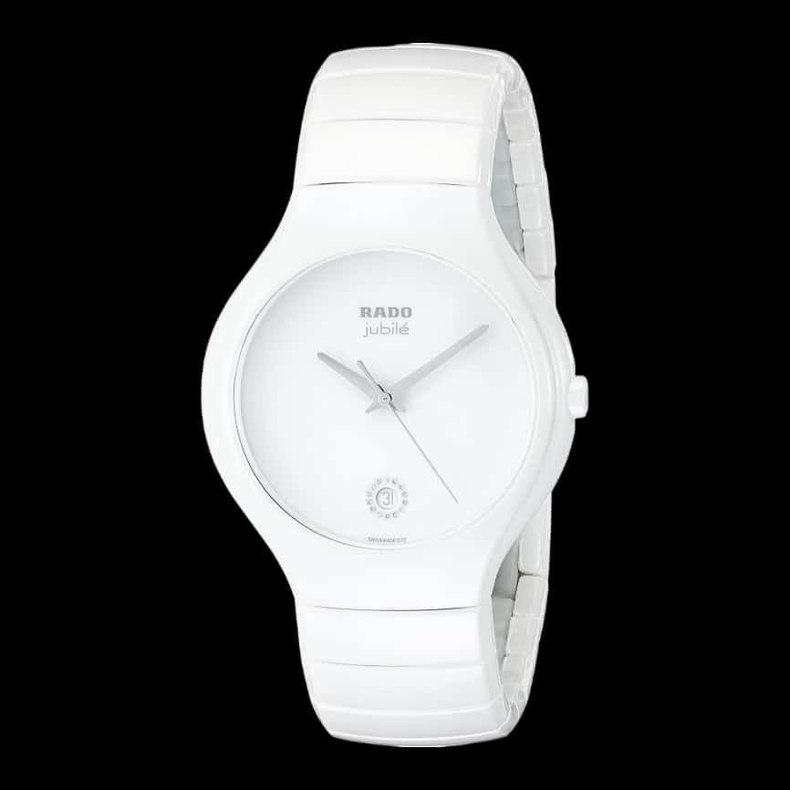 Buy First Copy Rado Jubile White Ceramic 41mm Quartz Movement Men’s Watch - Master Quality 7A Mirror at Lowest Price Online India