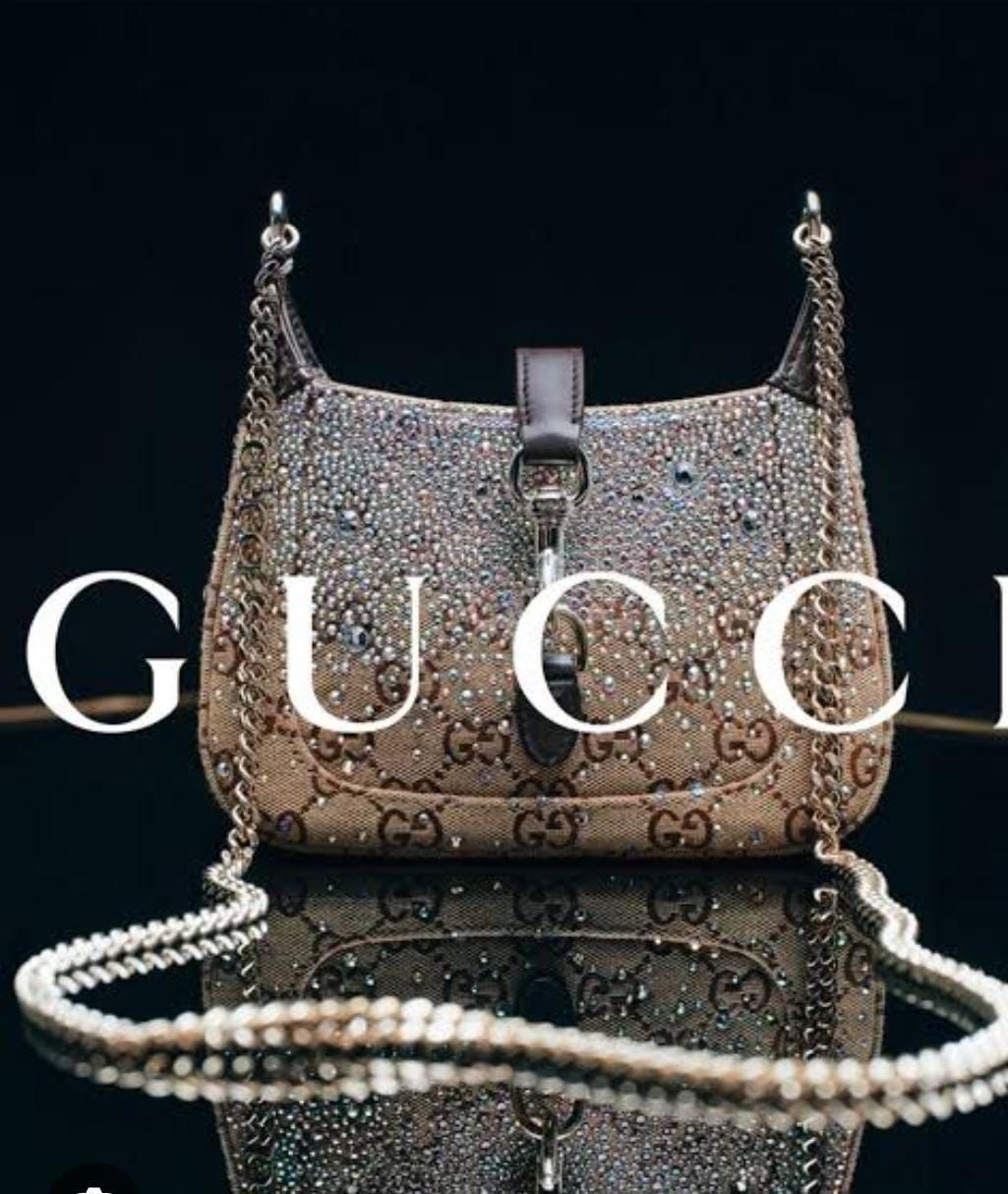 Buy First Copy Gucci Jackie Notte Crystal-Embellished Small Shoulder Bag - Master Quality 7A Mirror at Lowest Price Online India