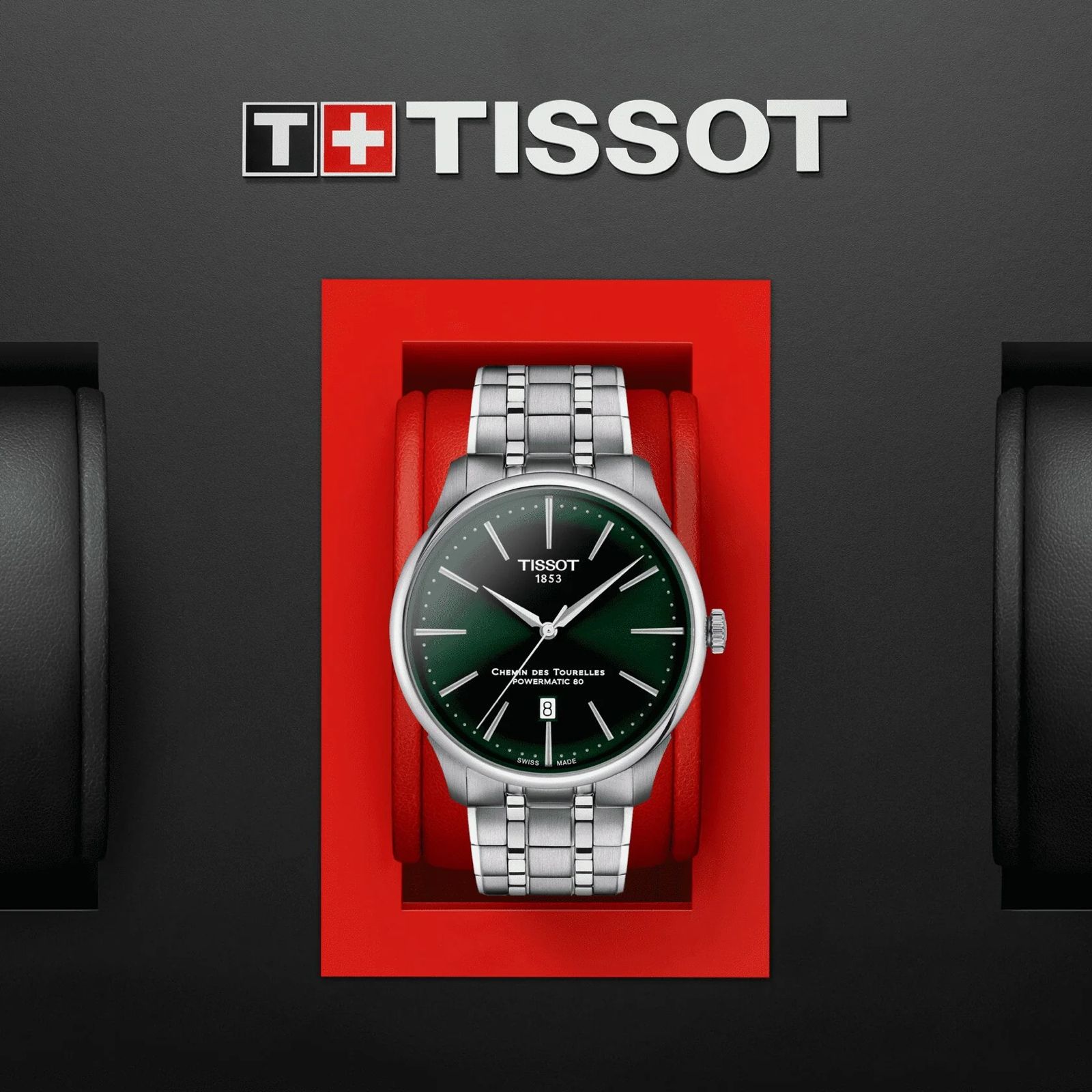 Buy First Copy Tissot Chemin Des Tourelles Powermatic 80 Stainless Steel 42mm Quartz Movement Men’s Watch - Master Quality 7A Mirror at Lowest Price Online India