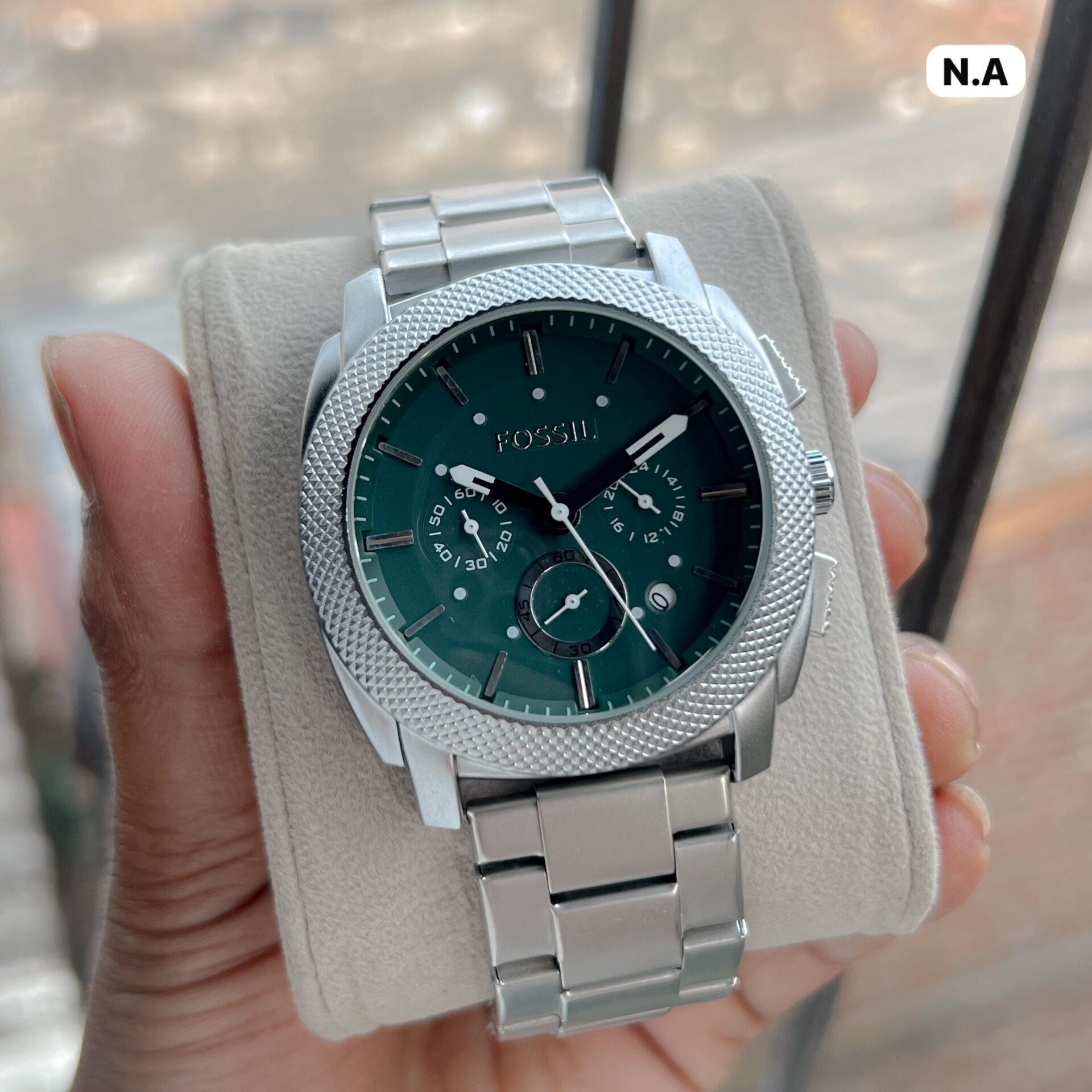 Buy First Copy Fossil Gunmetal Stainless Steel Chronograph 42mm Quartz Movement Men’s watch - Master Quality 7A Mirror at Lowest Price Online India