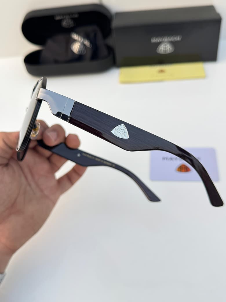 Buy First Copy Maybach Luxury Aviator Sunglasses – Premium Wood Grain Temple & Titanium Finish Designer - Master Quality 7A Mirror at Lowest Price Online India
