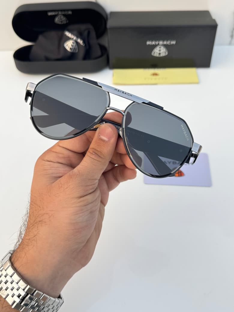 Buy First Copy Maybach Luxury Aviator Sunglasses – Premium Wood Grain Temple & Titanium Finish Designer - Master Quality 7A Mirror at Lowest Price Online India
