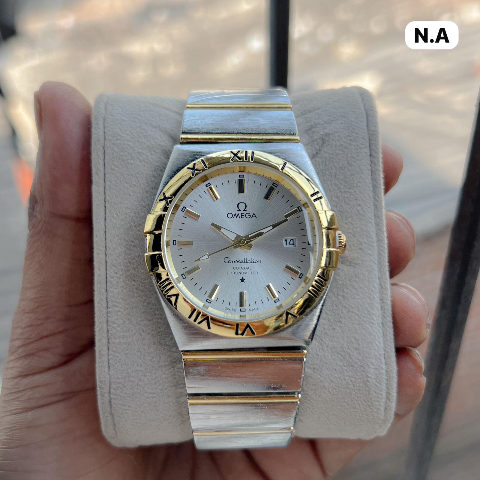 Buy First Copy Omega Constellation Co‑Axial 41mm Quartz Movement Men’s Watch - Master Quality 7A Mirror at Lowest Price Online India
