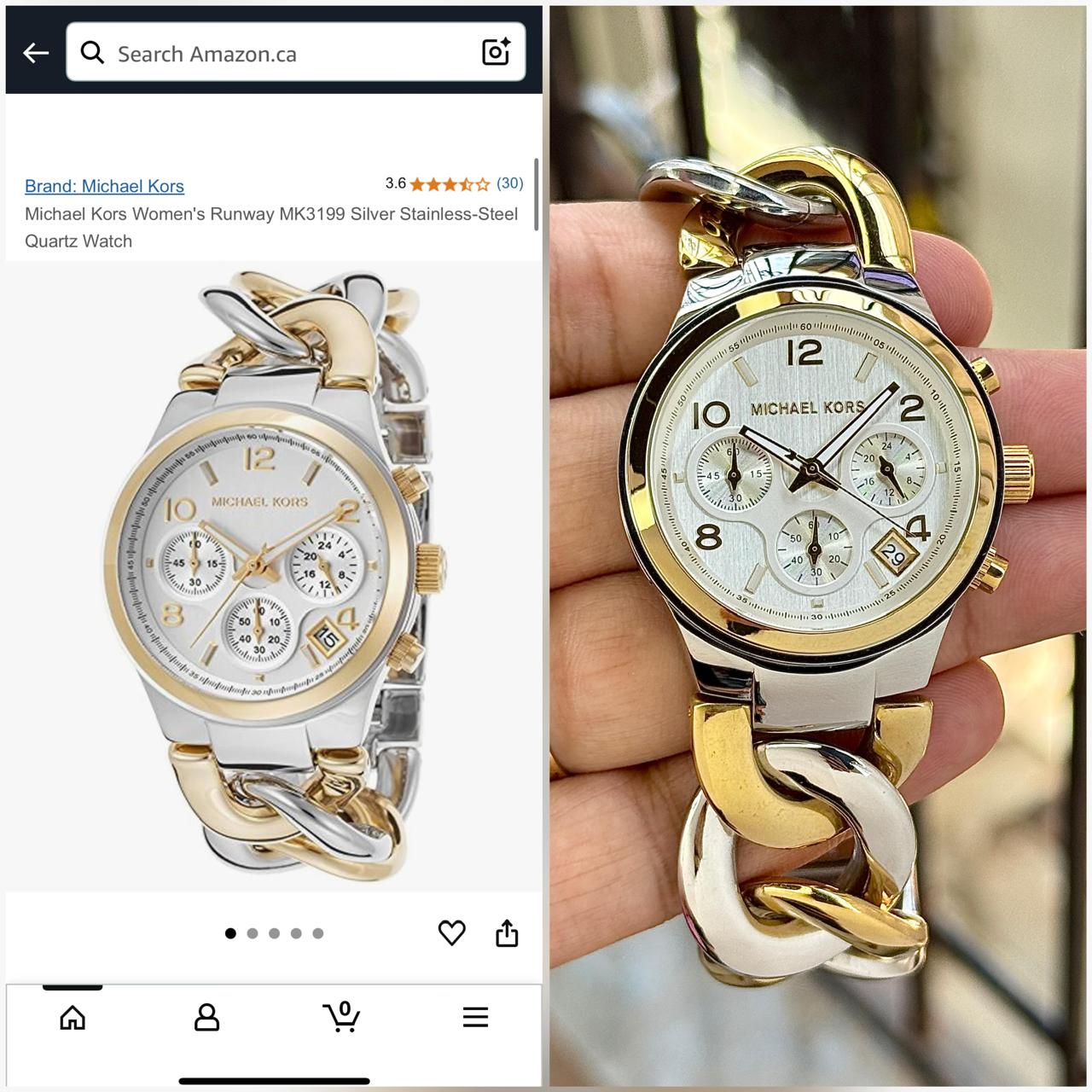 Buy First Copy Michael Kors Lexington Runway Women’s Watch – MK4269 Rose Gold & Brown Ceramic Chronograph Luxe 38mm - Master Quality 7A Mirror at Lowest Price Online India