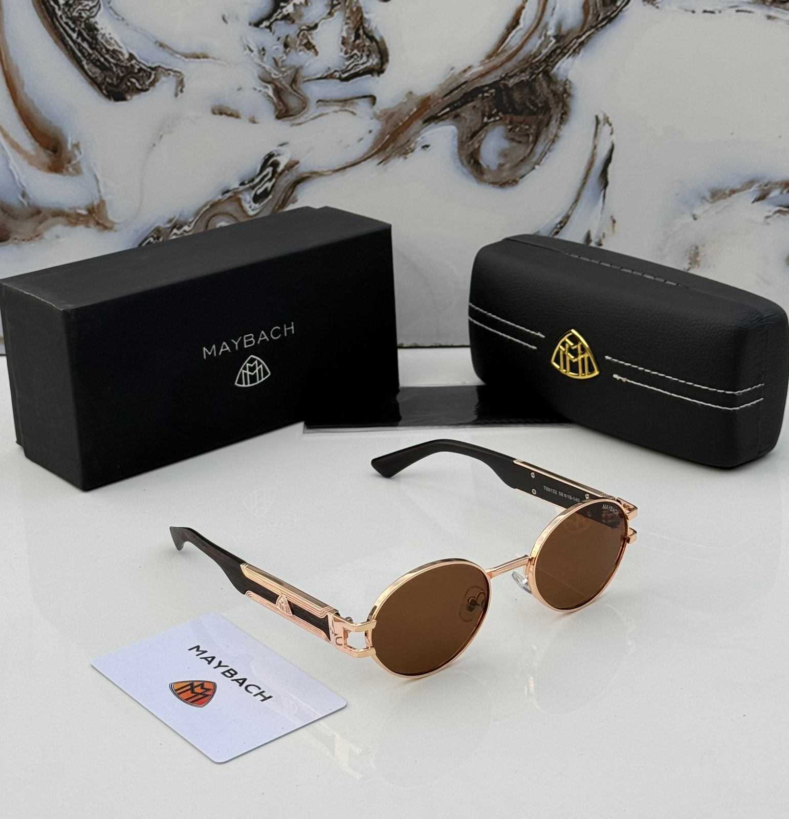 Buy First Copy Maybach The Artist III Rimless 24k Gold Luxury Unisex Eyewear – accessories showing authentic design. Cash on Delivery available, Free shipping across India, Pan India delivery, UV400 protection lenses