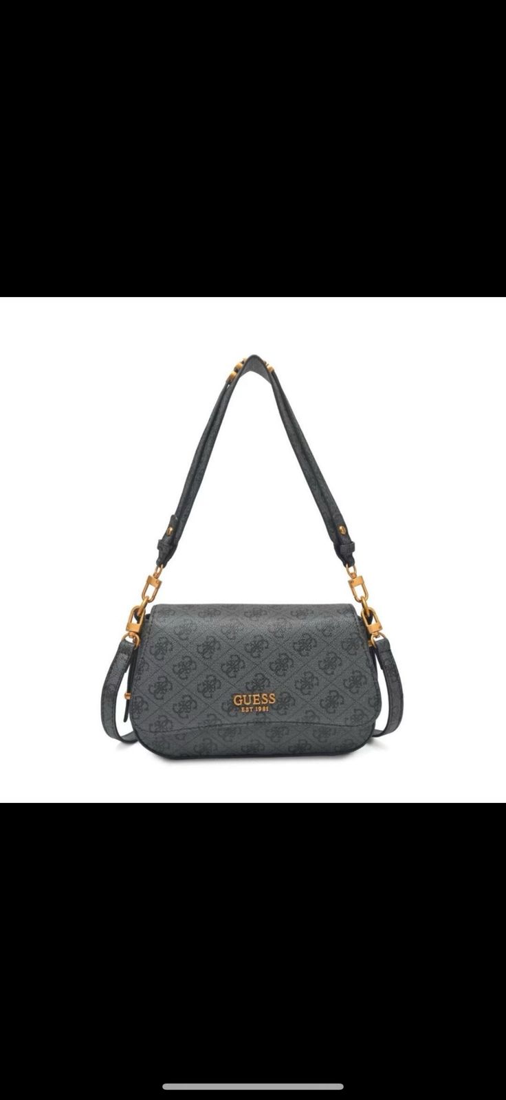 Buy First Copy Guess Textured Danna Polyurethane Saddle Shoulder Bag - Master Quality 7A Mirror at Lowest Price Online India
