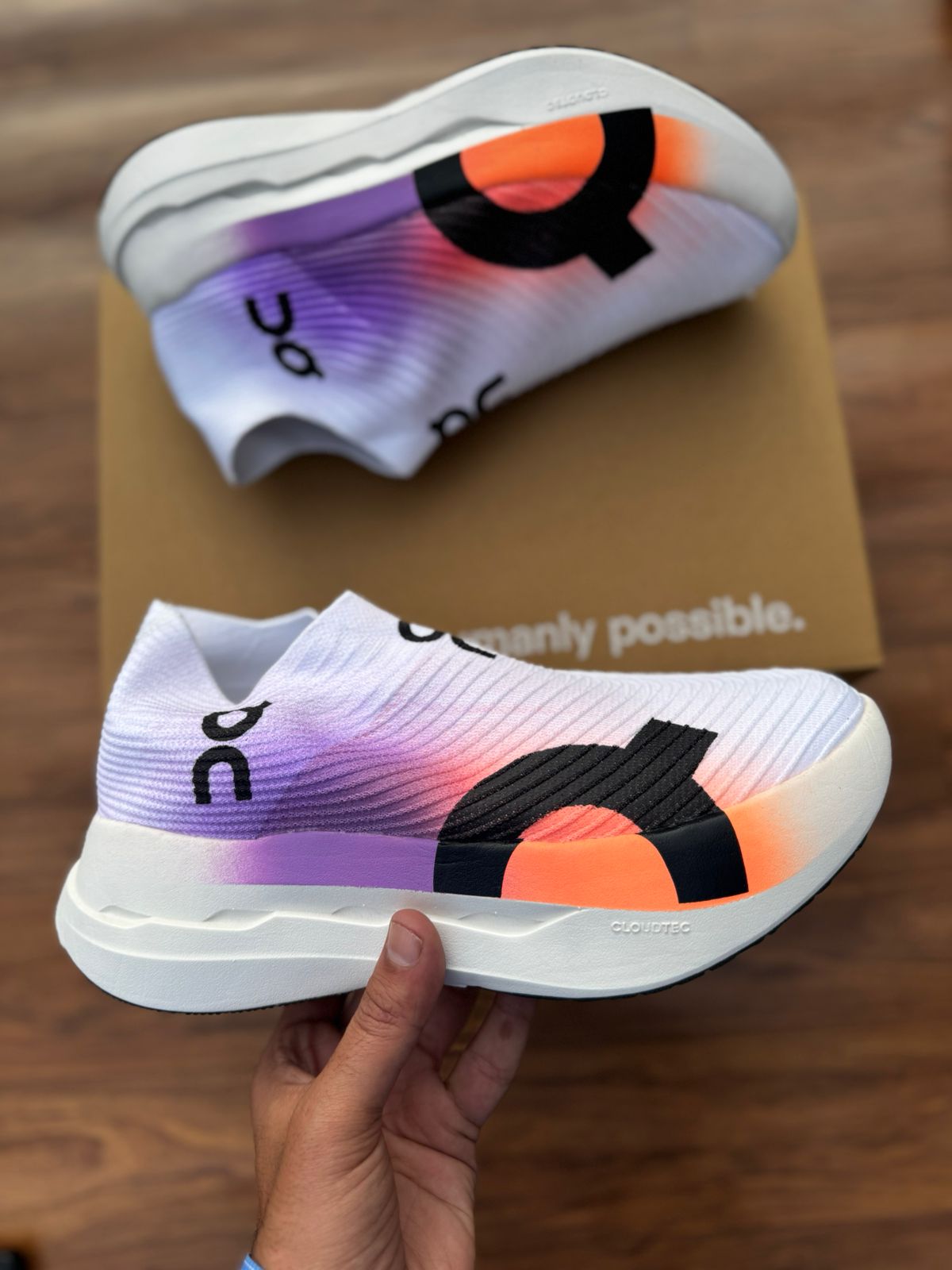 Buy First Copy On Running Cloud Boom Men's Shoes – side view showing authentic design. Cash on Delivery available, Free shipping across India, Pan India delivery, 1:1 replica with original box