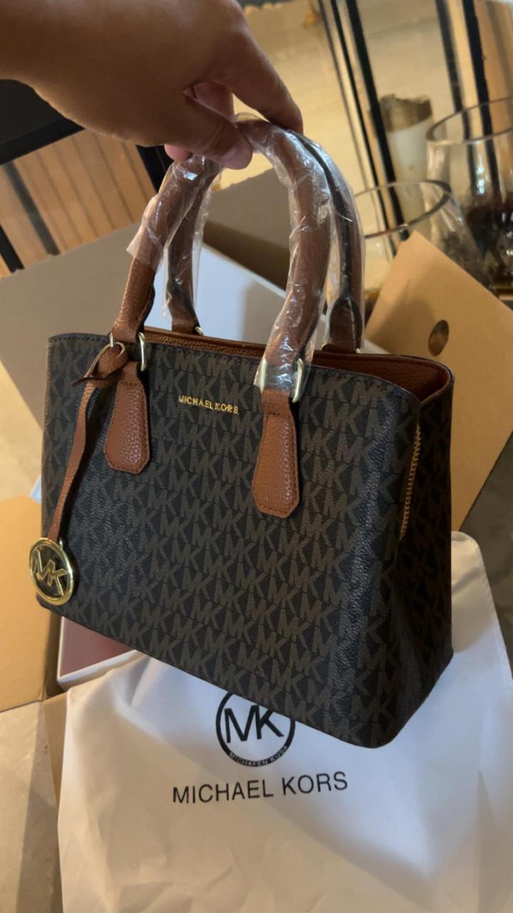 Buy First Copy Michael Kors Camille Medium Satchel Tote – Premium Pebbled Leather Handbag - Master Quality 7A Mirror at Lowest Price Online India