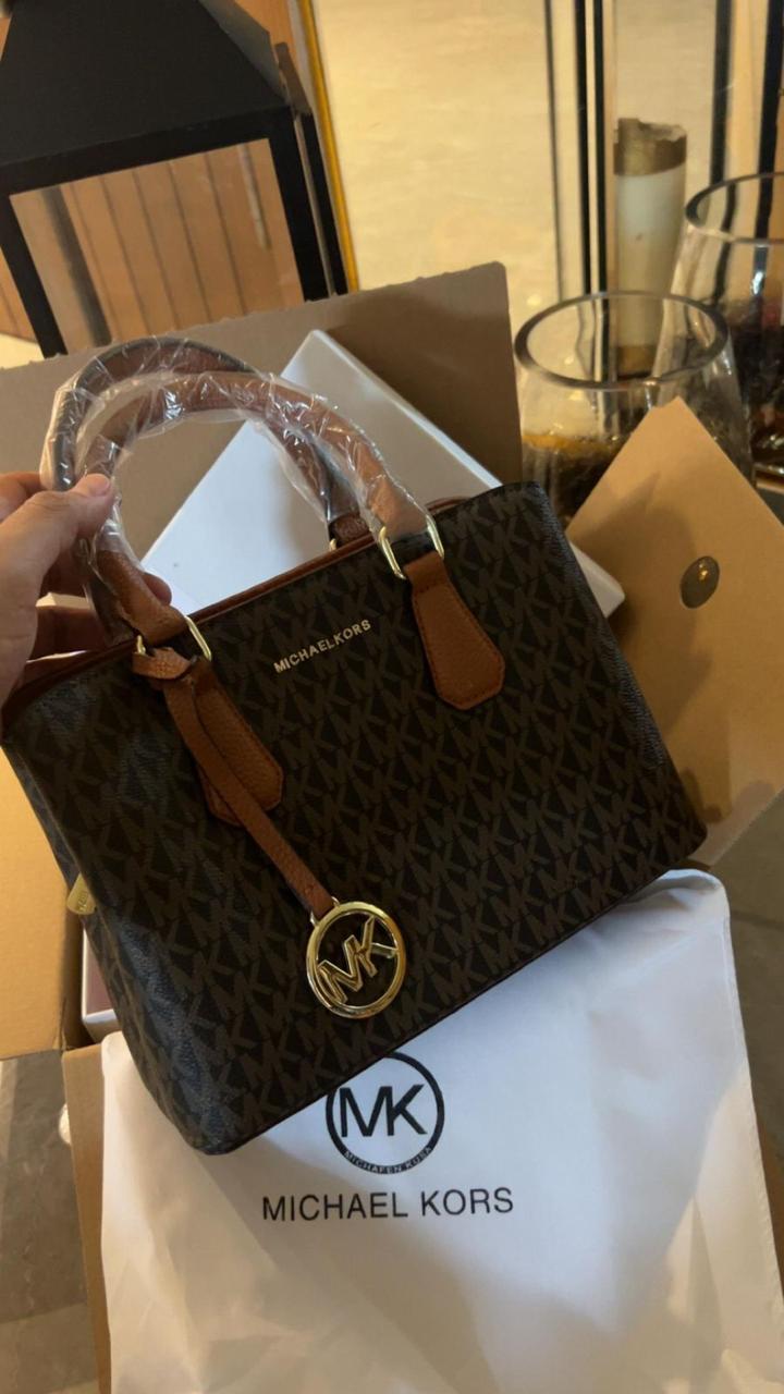 Buy First Copy Michael Kors Camille Medium Satchel Tote – Premium Pebbled Leather Handbag - Master Quality 7A Mirror at Lowest Price Online India