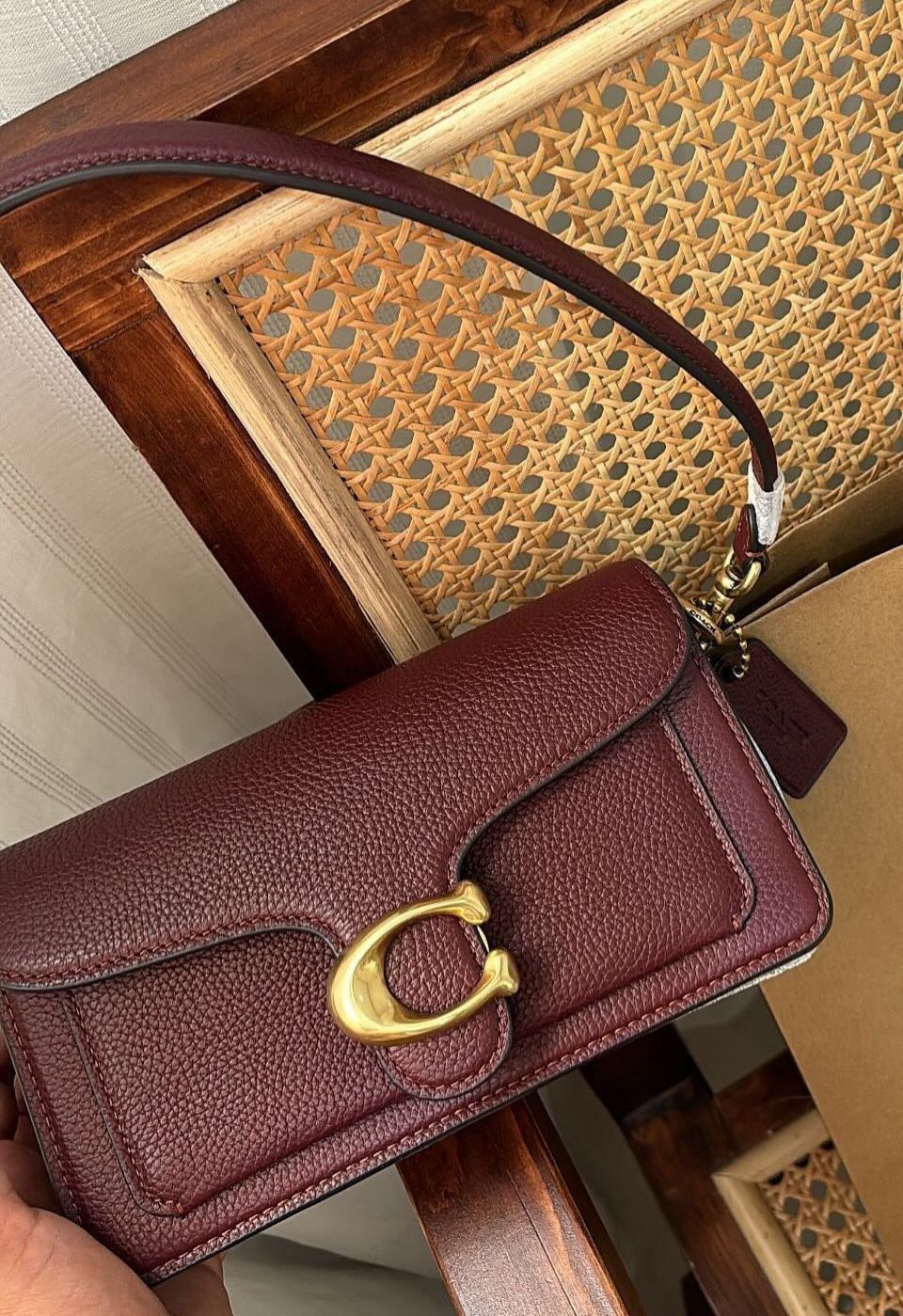 Buy First Copy COACH Tabby Shoulder Bag 20 – Premium Polished Pebble Leather Bag with Iconic “C” Hardware - Master Quality 7A Mirror at Lowest Price Online India