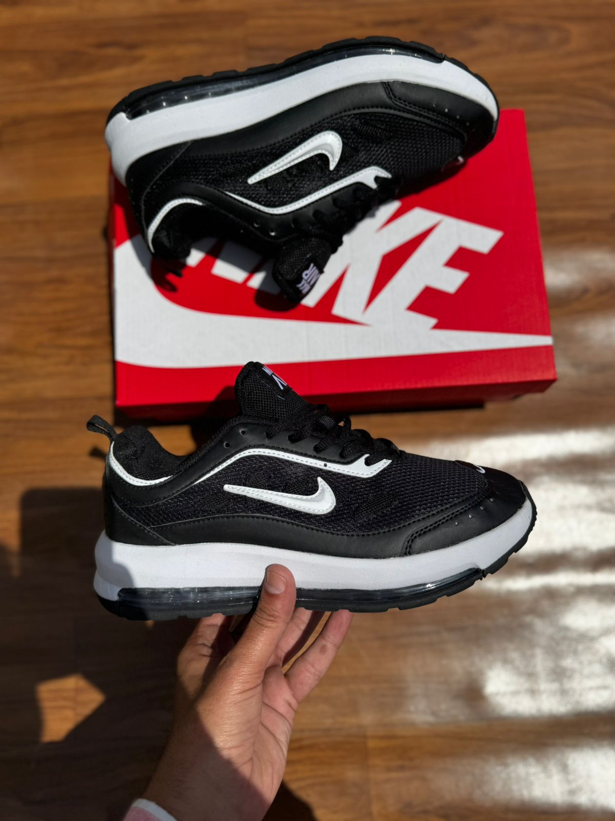 Buy First Copy Nike Air Max AP Shoes – side view showing authentic design. Cash on Delivery available, Free shipping across India, Pan India delivery, 1:1 replica with original box