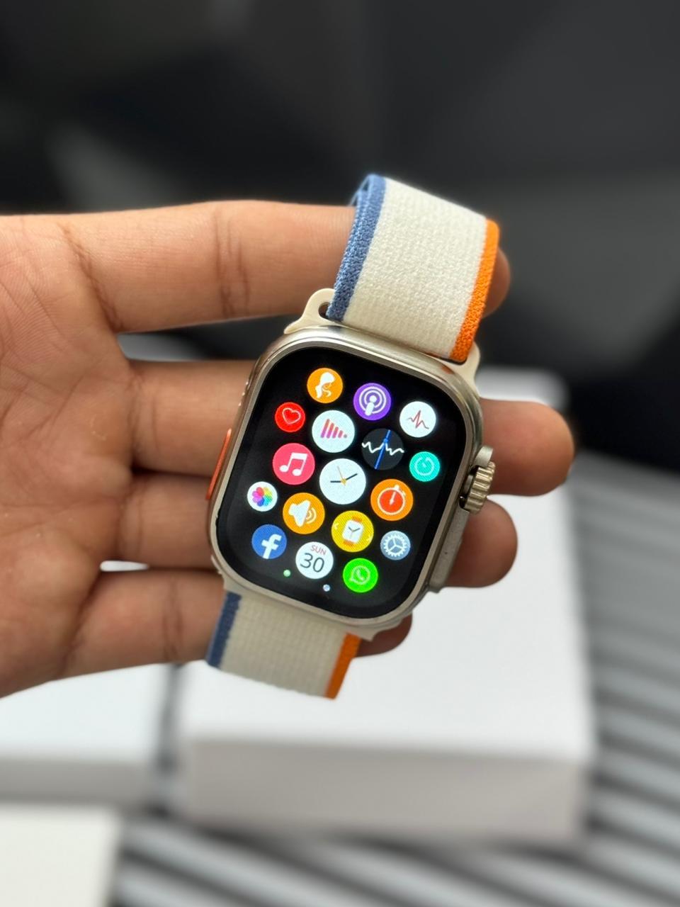 Buy First Copy Apple Watch Ultra 3 (49mm) 2026 Edition – 1:1 Premium Master Replica – additional view showing authentic design. Cash on Delivery available, Free shipping across India, Pan India delivery, 1:1 master replica with original box