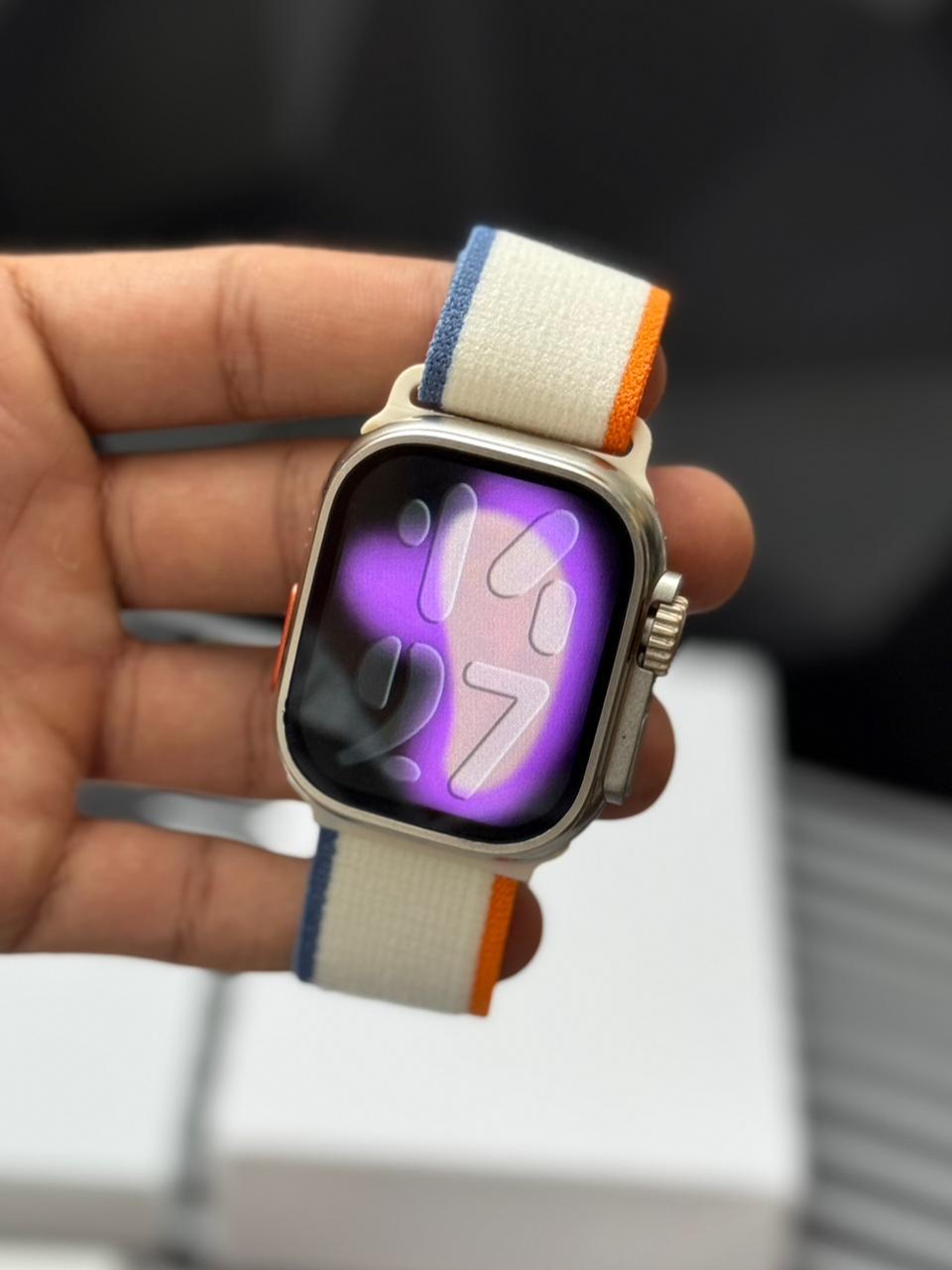 Buy First Copy Apple Watch Ultra 3 (49mm) 2026 Edition – 1:1 Premium Master Replica – detail shot showing authentic design. Cash on Delivery available, Free shipping across India, Pan India delivery, 1:1 master replica with original box