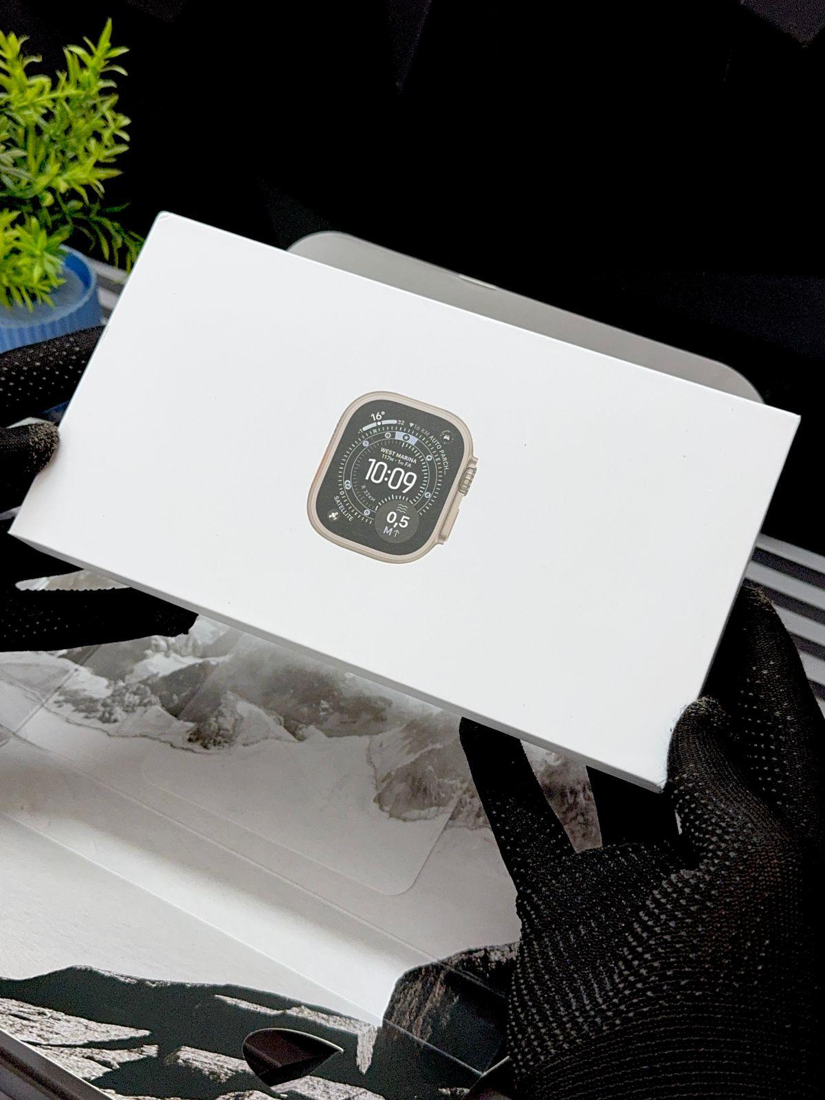 Buy First Copy Apple Watch Ultra 3 (49mm) 2026 Edition – 1:1 Premium Master Replica – back view showing authentic design. Cash on Delivery available, Free shipping across India, Pan India delivery, 1:1 master replica with original box