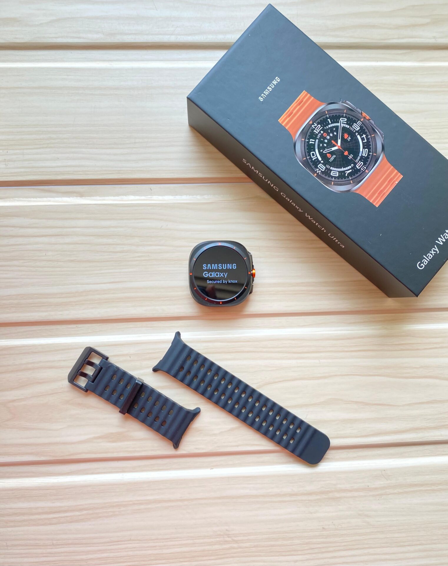 Buy First Copy Premium 1:1 Samsung Galaxy Watch Ultra – AMOLED Smartwatch with Bluetooth Calling & Health Tracking – back view showing authentic design. Cash on Delivery available, Free shipping across India, Pan India delivery, 1:1 master replica with original box