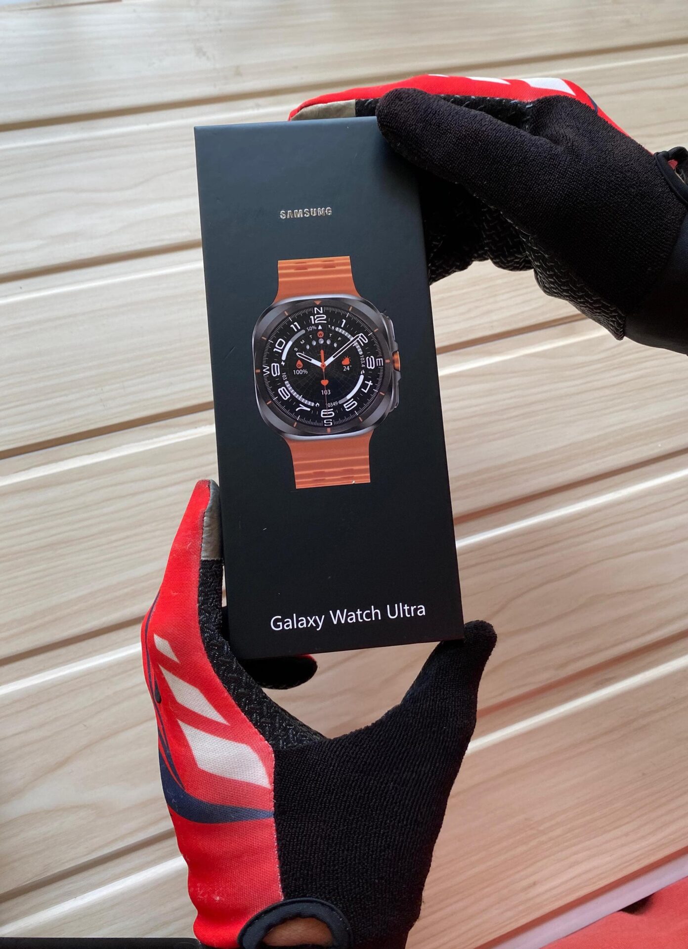 Buy First Copy Premium 1:1 Samsung Galaxy Watch Ultra – AMOLED Smartwatch with Bluetooth Calling & Health Tracking – side view showing authentic design. Cash on Delivery available, Free shipping across India, Pan India delivery, 1:1 master replica with original box