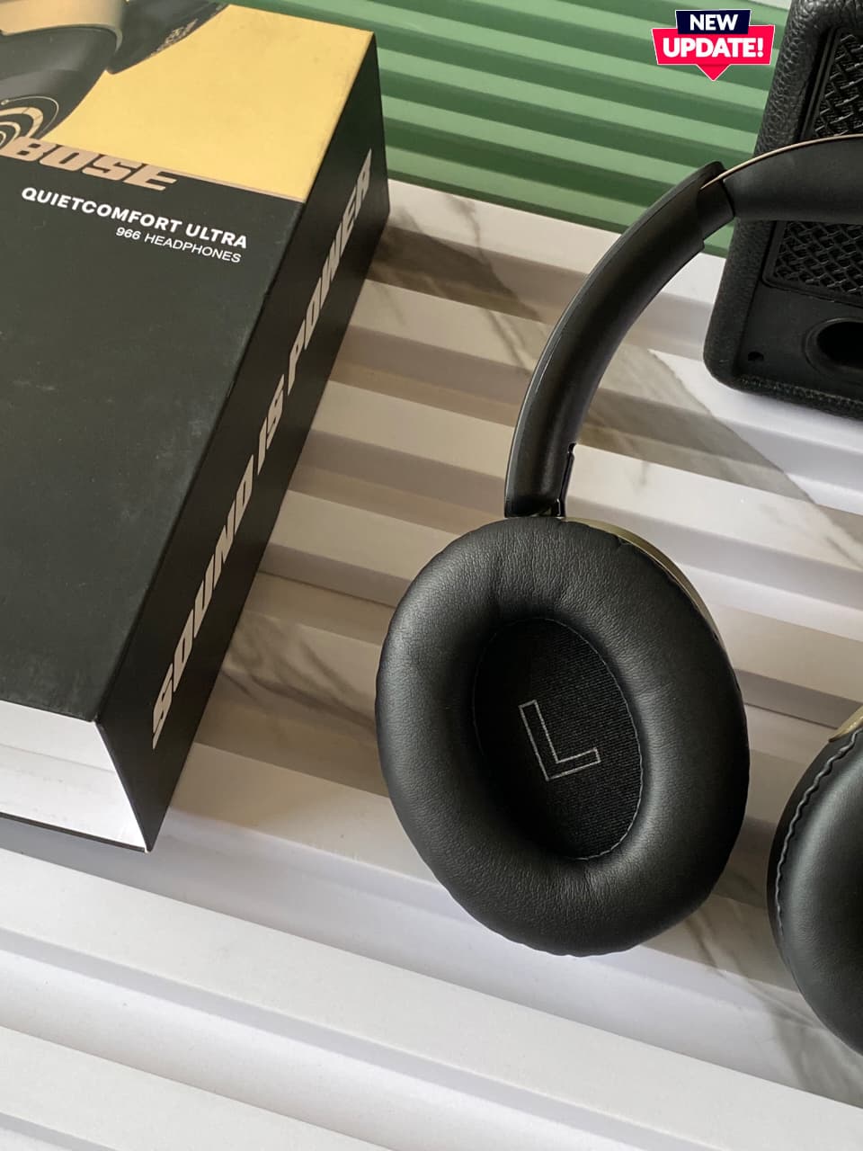Buy First Copy BOSE QUIETCOMFORT ULTRA – 1:1 Master Replica (Model 996) with Original Box Packaging – Premium Quality 💯 – packaging showing authentic design. Cash on Delivery available, Free shipping across India, Pan India delivery, 1:1 master replica with original box